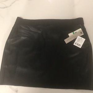 Hot Calvin Klein Faux Leather Skirt